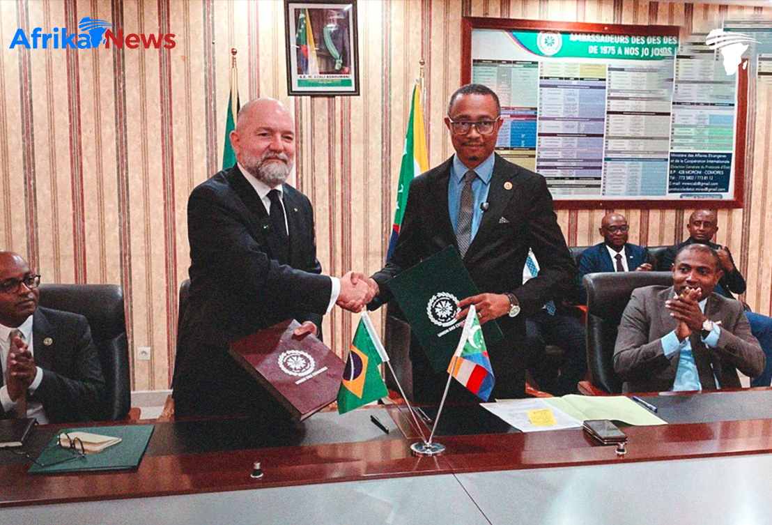 Diplomatie : Les Comores et le Brésil signent un accord de suppression de visas pour les passeports officiels.